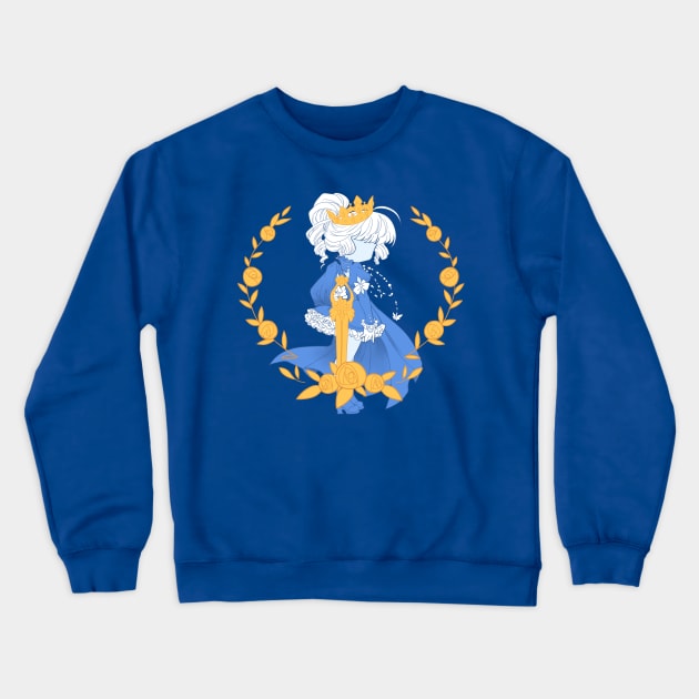 Magical Swordlady Crewneck Sweatshirt by MeikosArt